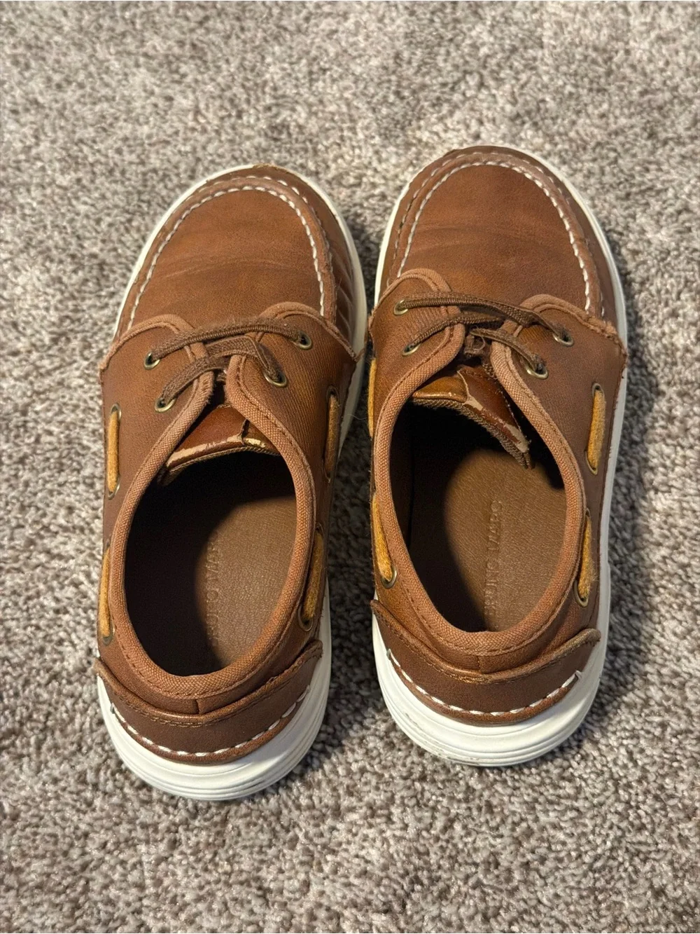 Little Boys Boat Shoes School Shoes Slip On Loafers Sperry / Brown Size 13